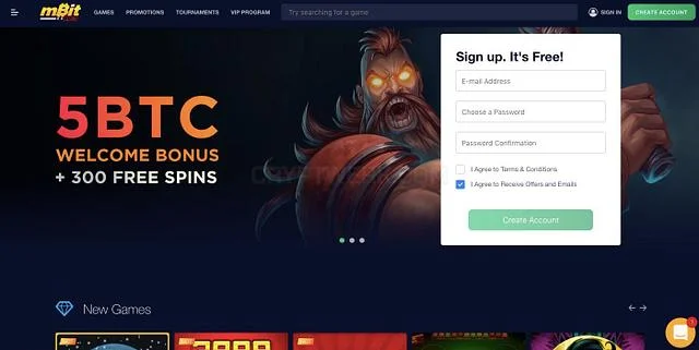 mBit Casino Képernyőkép 3